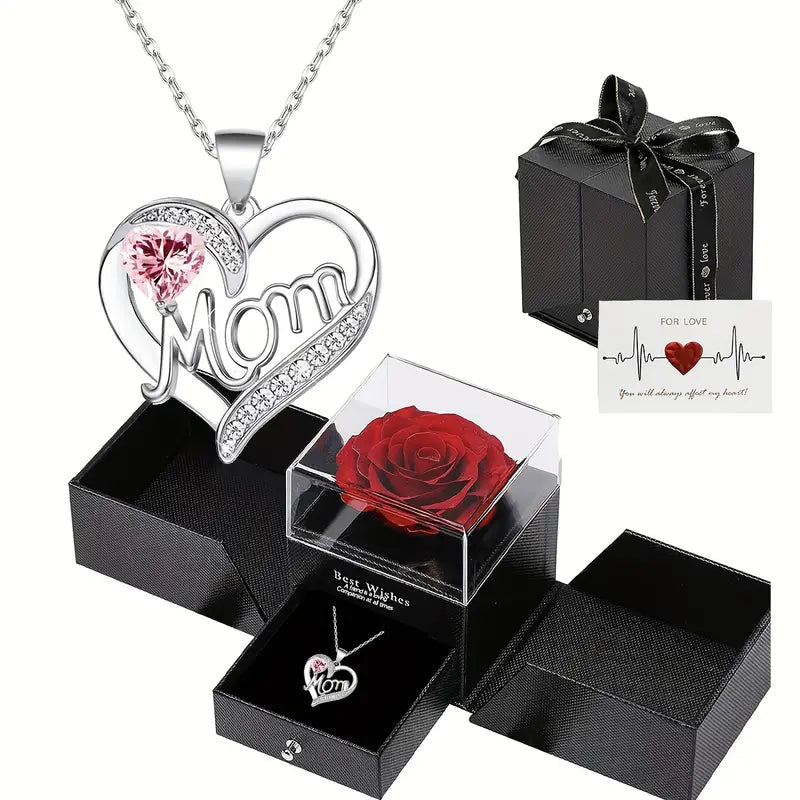 Mother's Day  925 silver Necklace Gift Set