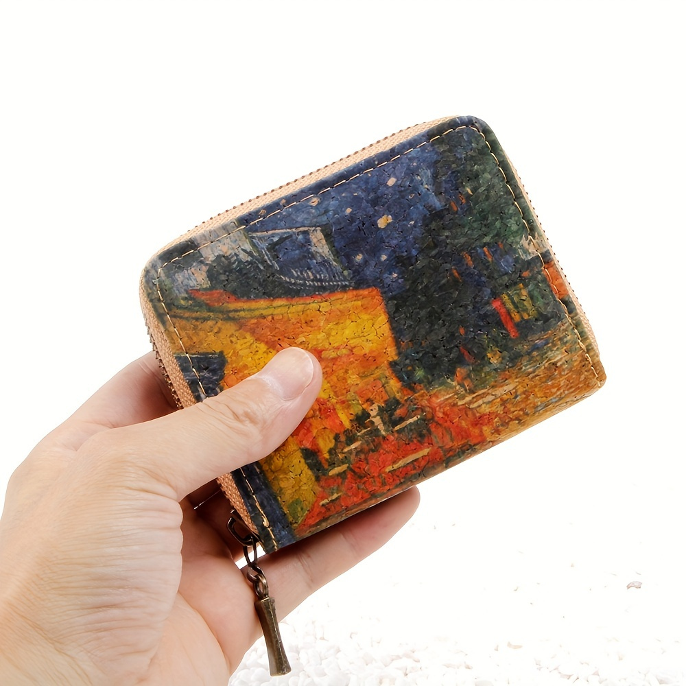 Van Gogh collection: cork wallet with Van Gogh painting