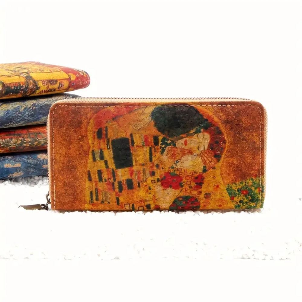 Van Gogh Collection - Cork wallet with artistic print