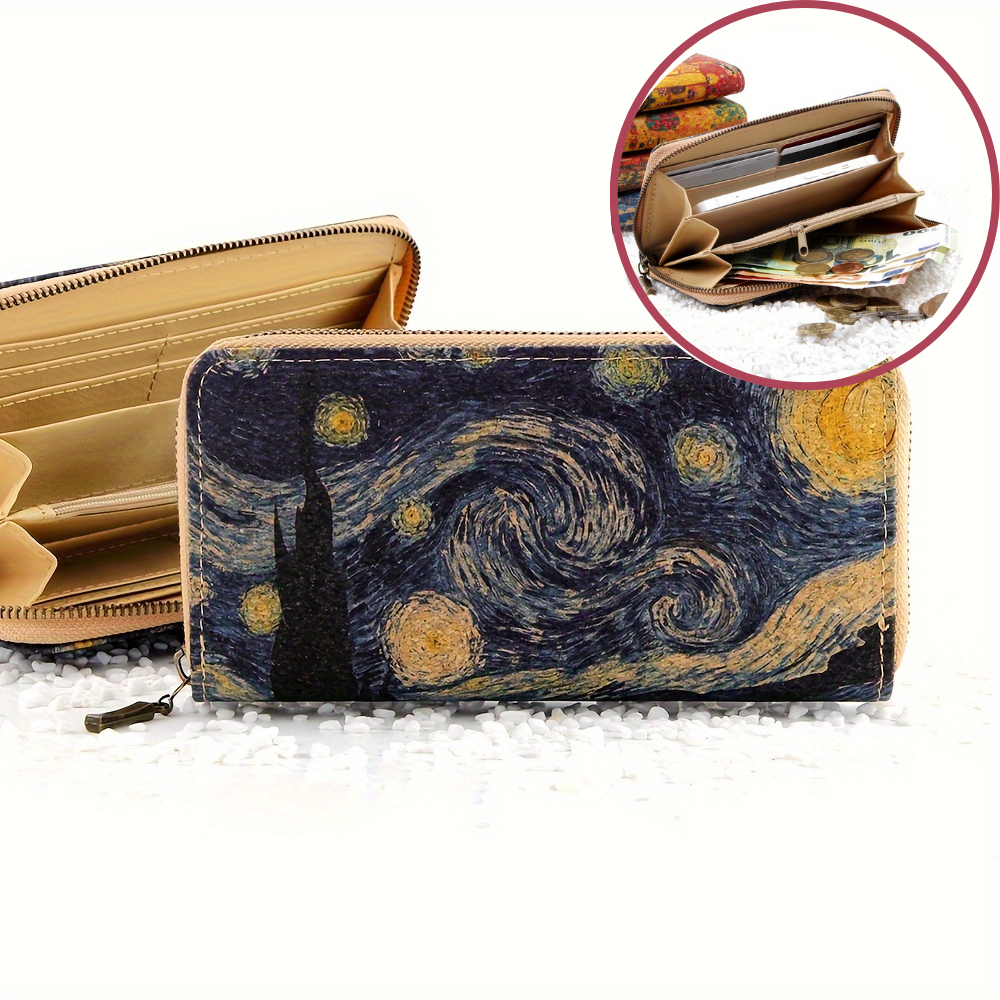 Van Gogh Collection - Cork wallet with artistic print