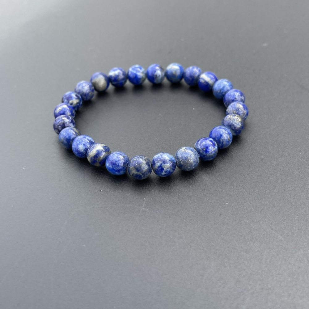 Mantra-Armband - Lapislazuli Natursteine