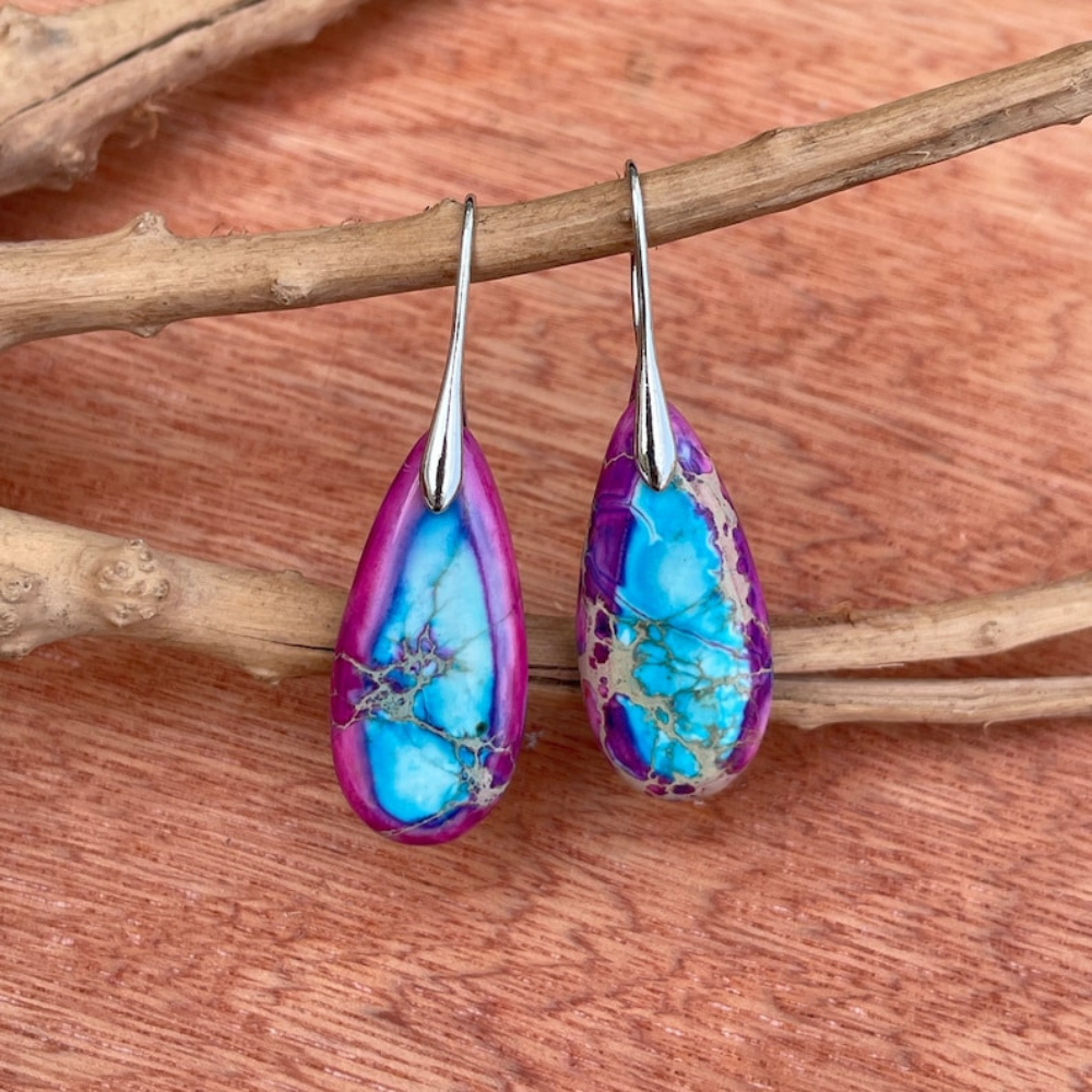 Stone Earrings - Natural stones