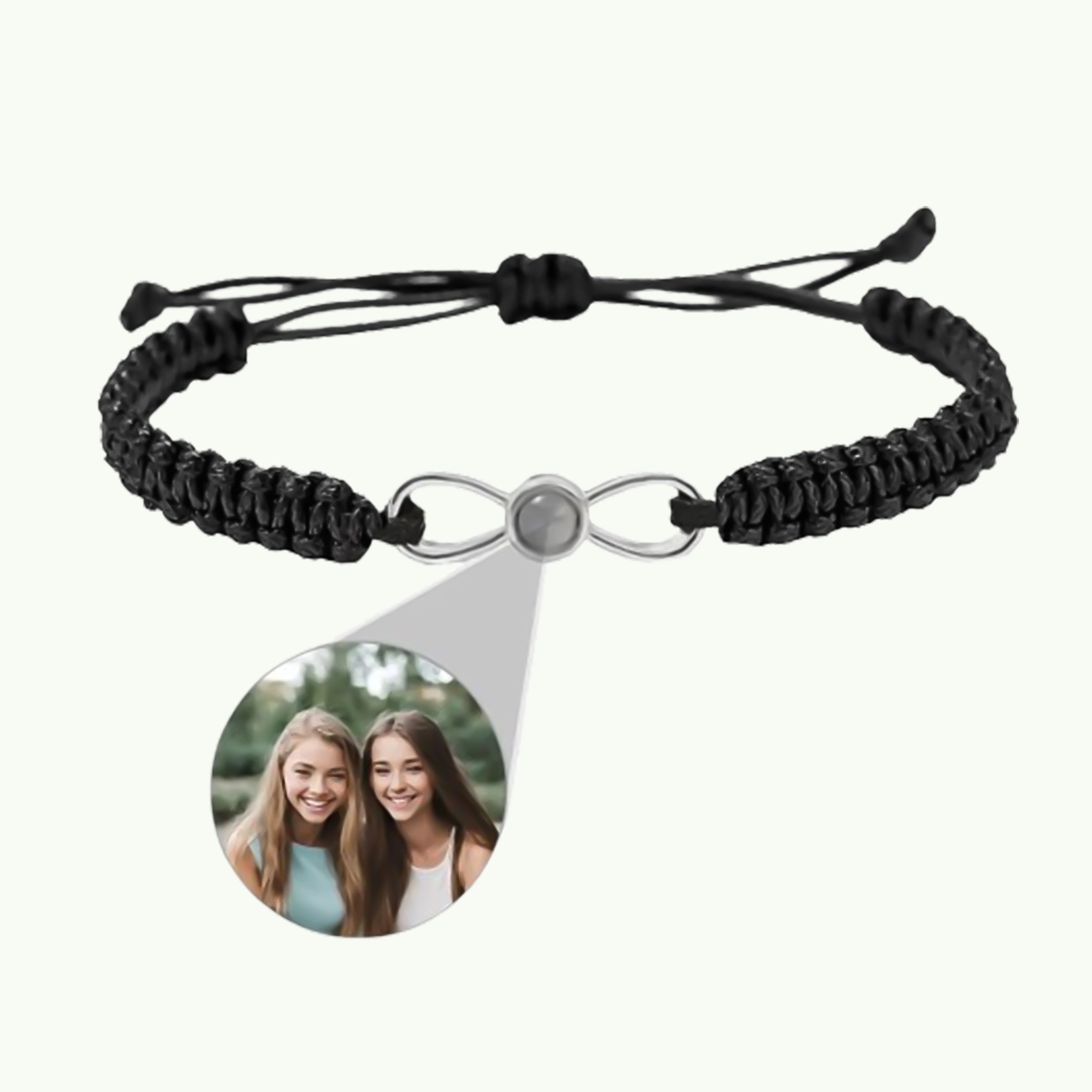 Infinity Photo Projection Bracelet