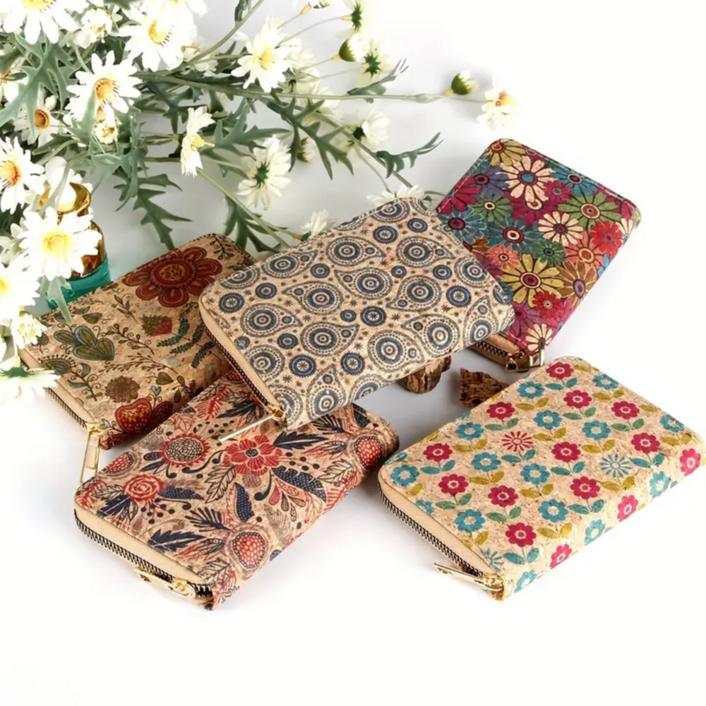 Ellen collection - vintage cork wallet