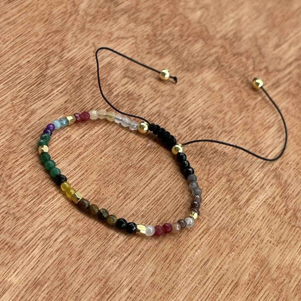 Bracelet with the Teuntje constellation - natural jasper stones