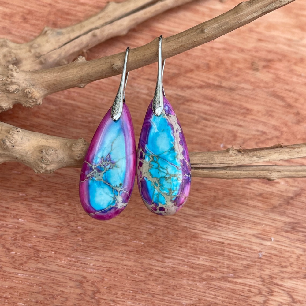 Stone Earrings - Natural stones