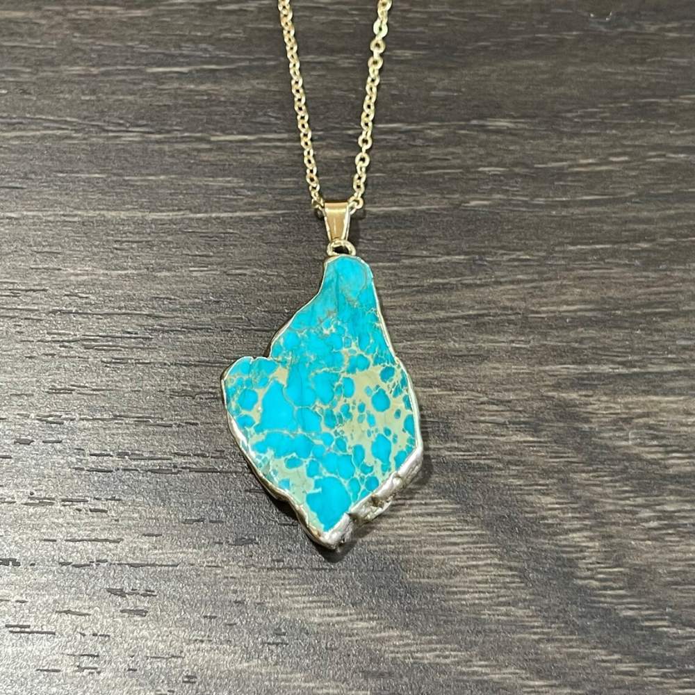 Collana Noe - Natural turquoise stone