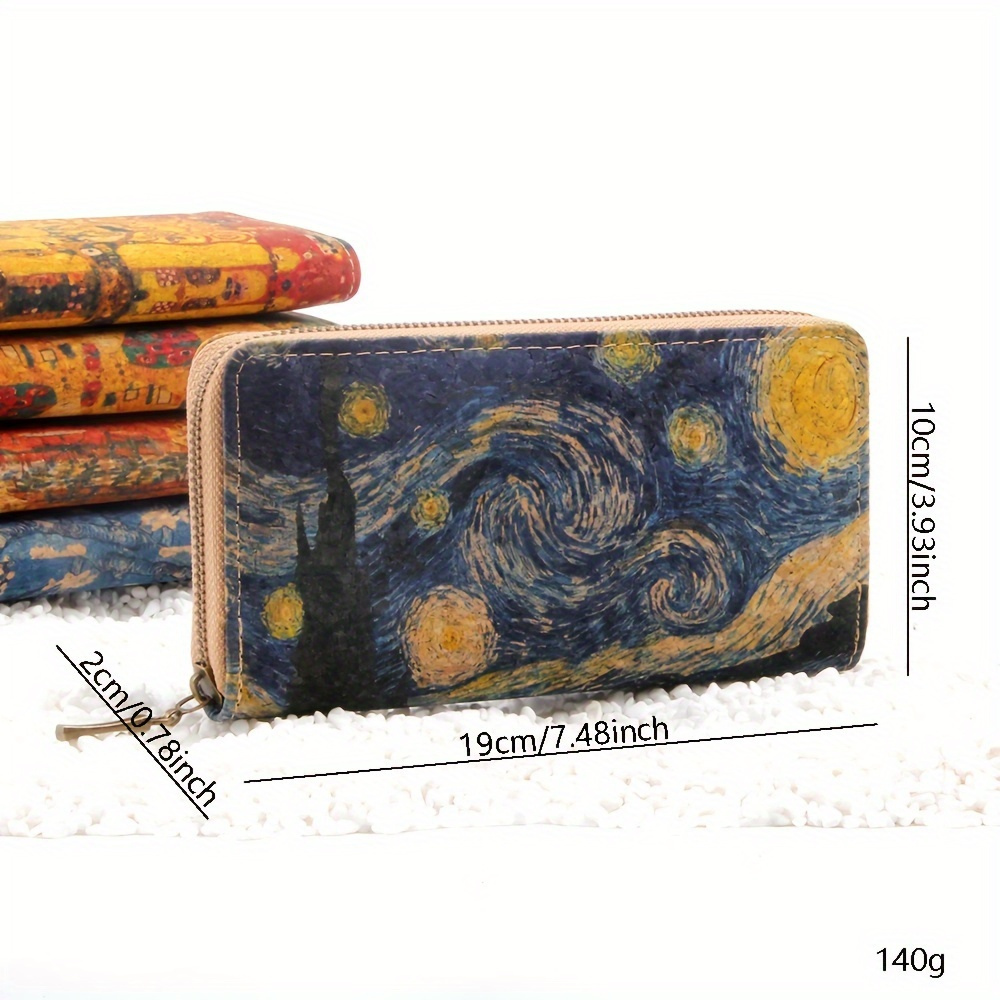 Van Gogh Collection - Cork wallet with artistic print