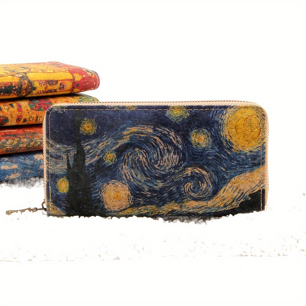 Van Gogh Collection - Cork wallet with artistic print