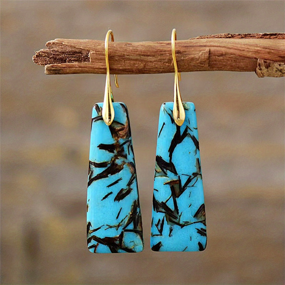 Imperial Agate - Imperial Jasper earrings in natural stone