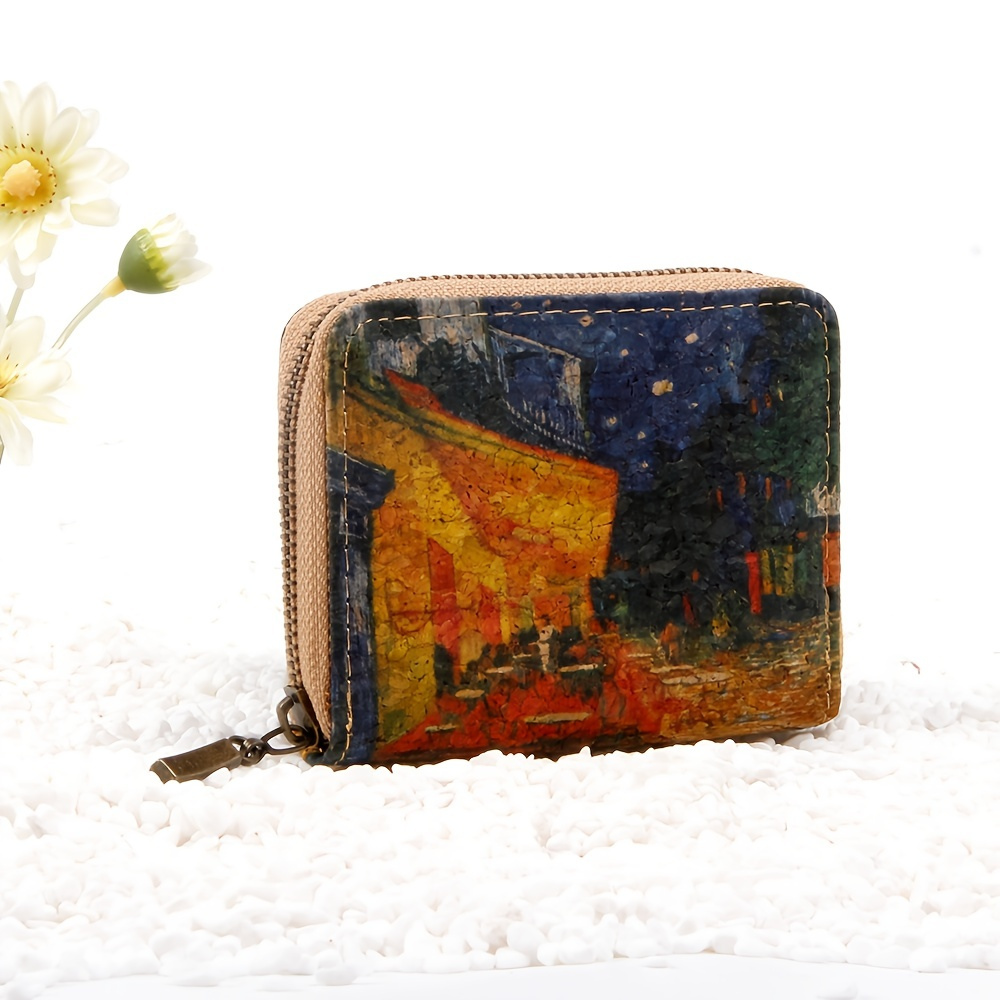 Van Gogh collection: cork wallet with Van Gogh painting