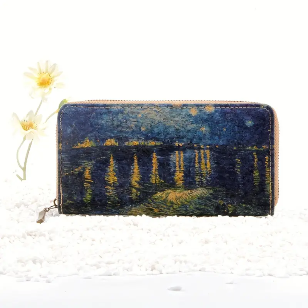 Van Gogh Collection - Cork wallet with artistic print