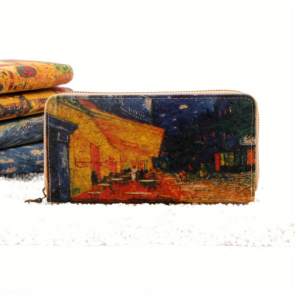 Van Gogh Collection - Cork wallet with artistic print