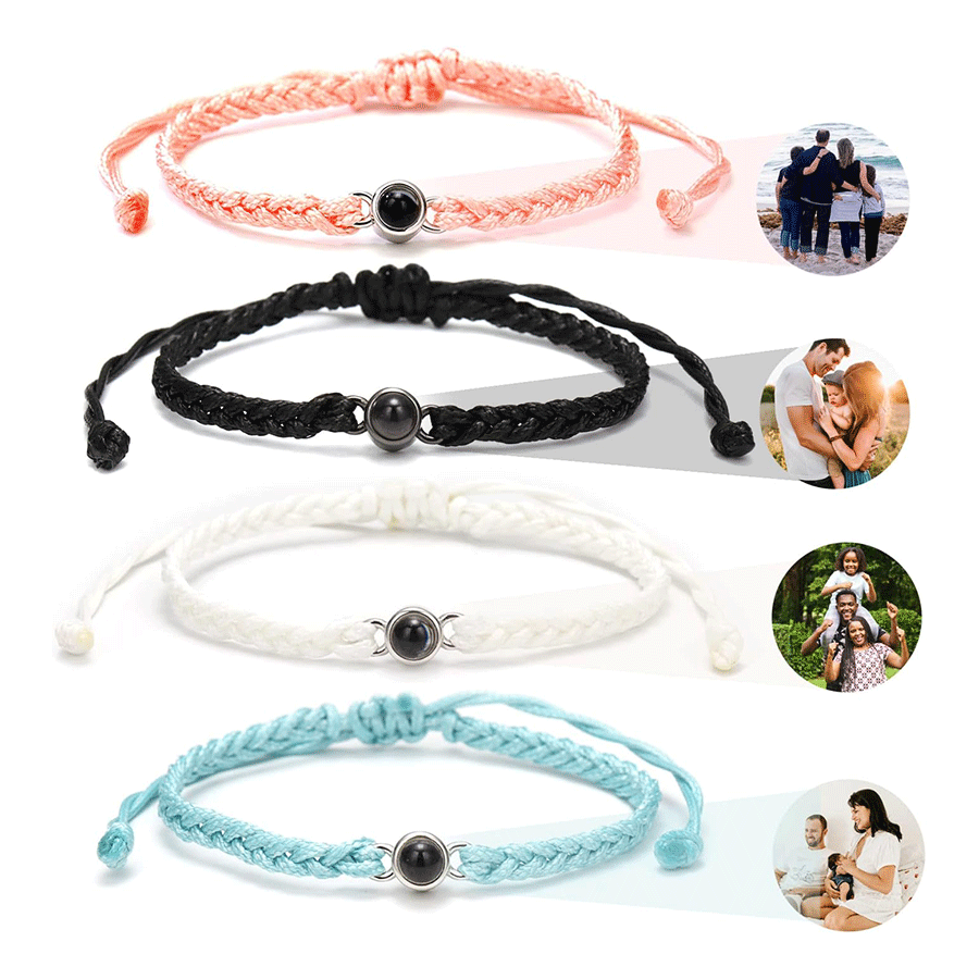 Personalized photo bracelets