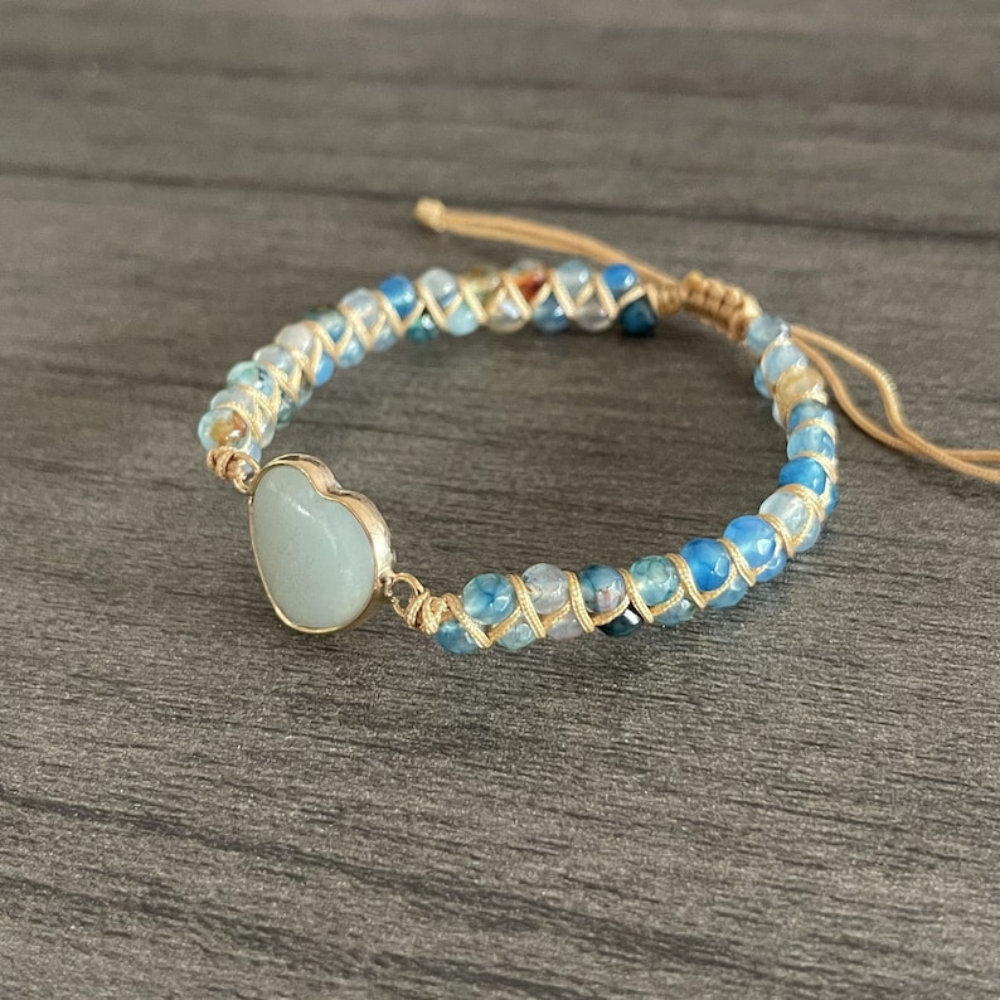 Clasina bracelet - Natural Amazonite