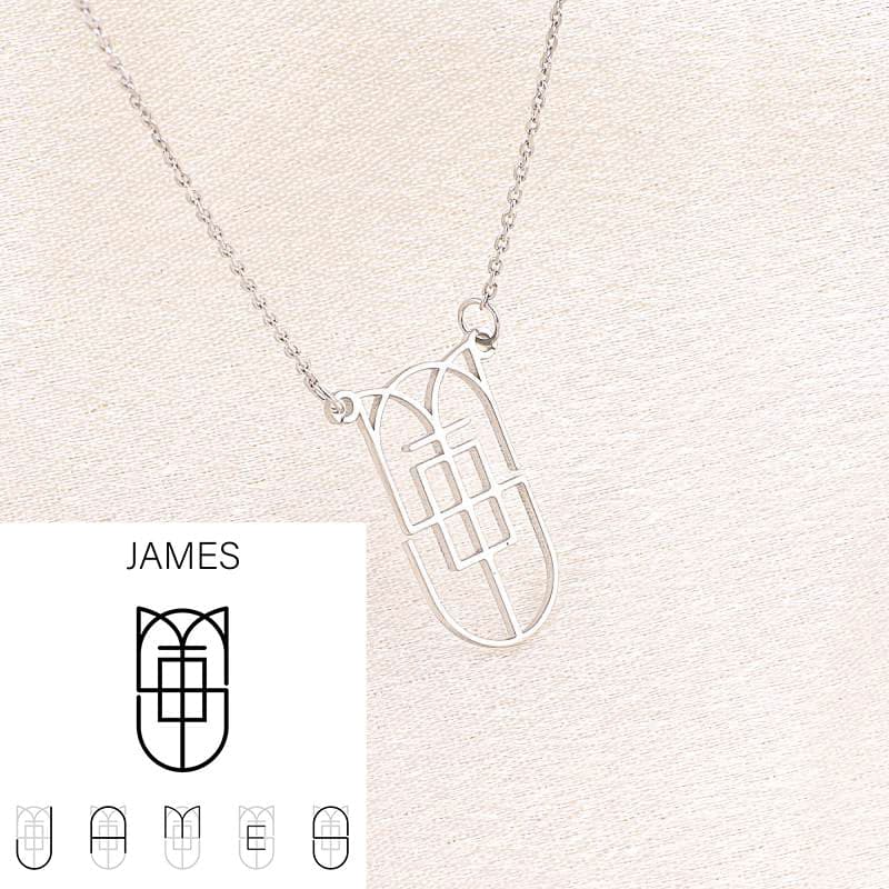 Minimalist Monogram Name Necklace