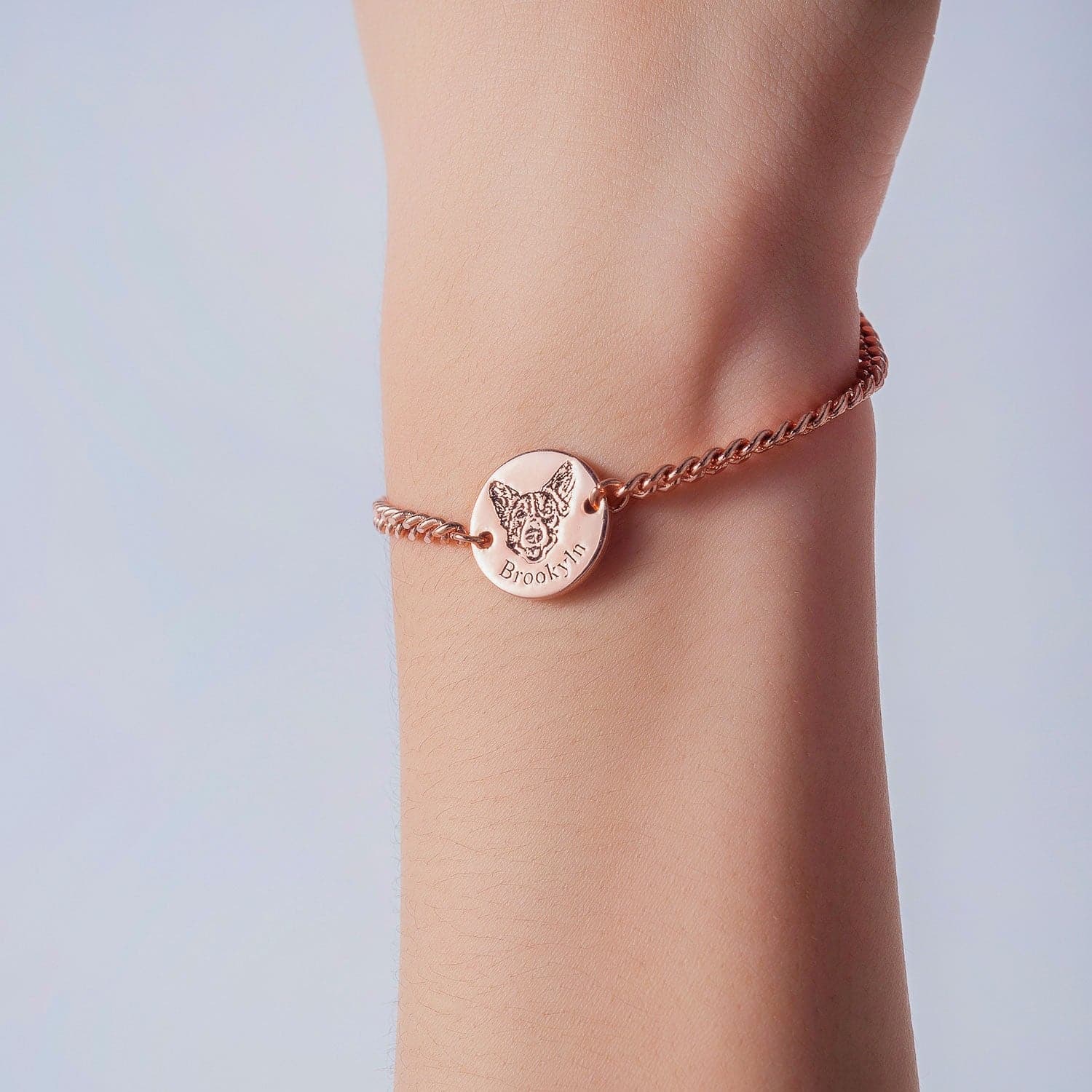 Bracciale con faccia di animale domestico