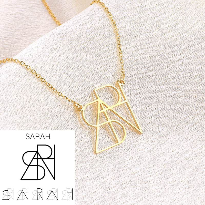 Minimalist Monogram Name Necklace