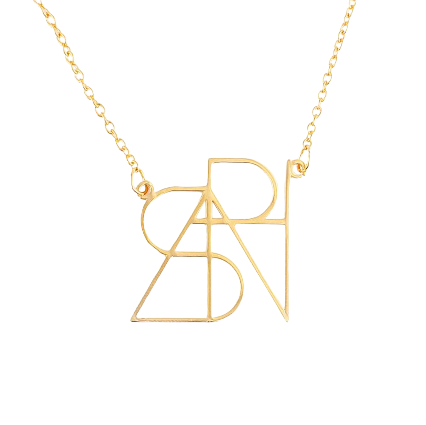 Minimalist Monogram Name Necklace