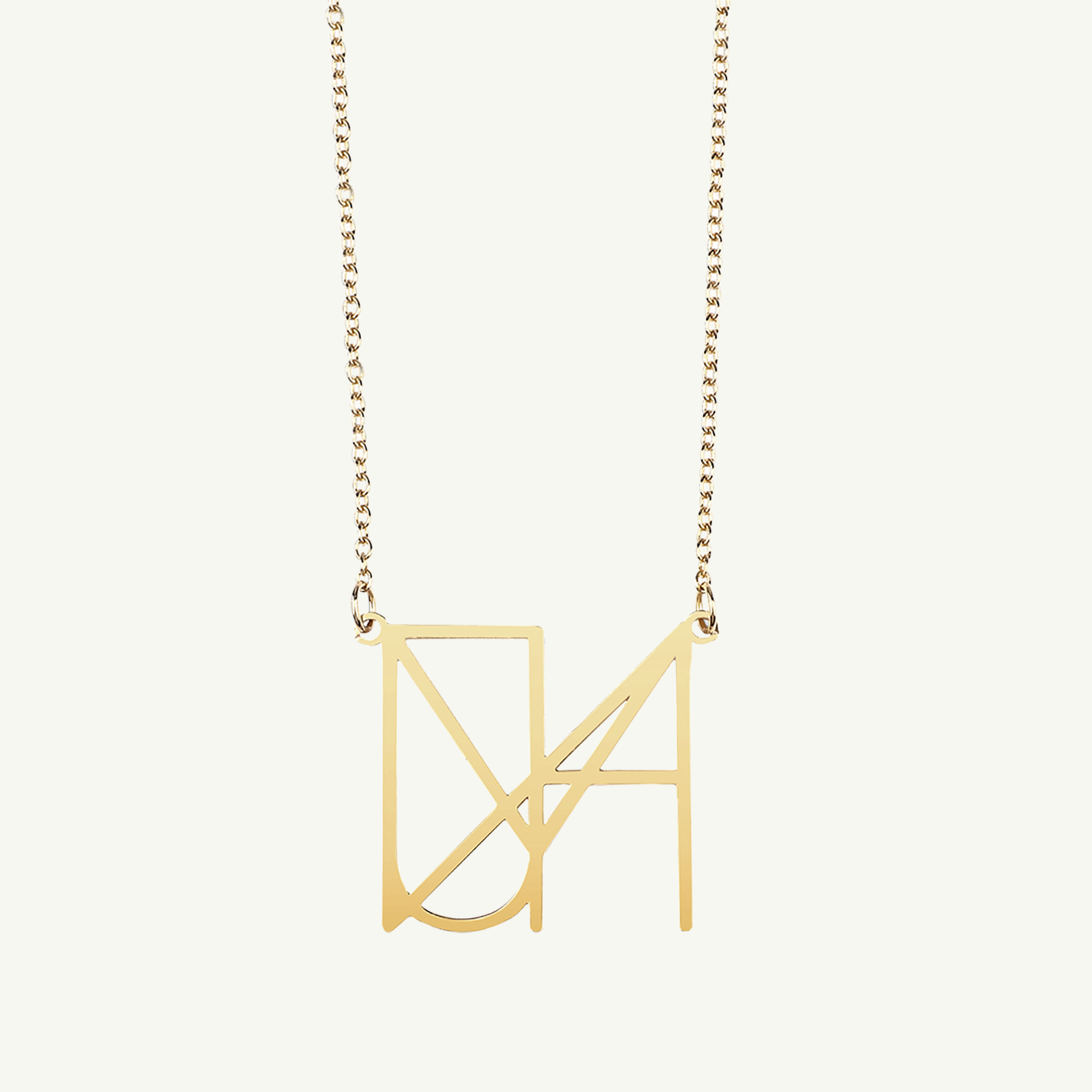 Minimalist Monogram Name Necklace