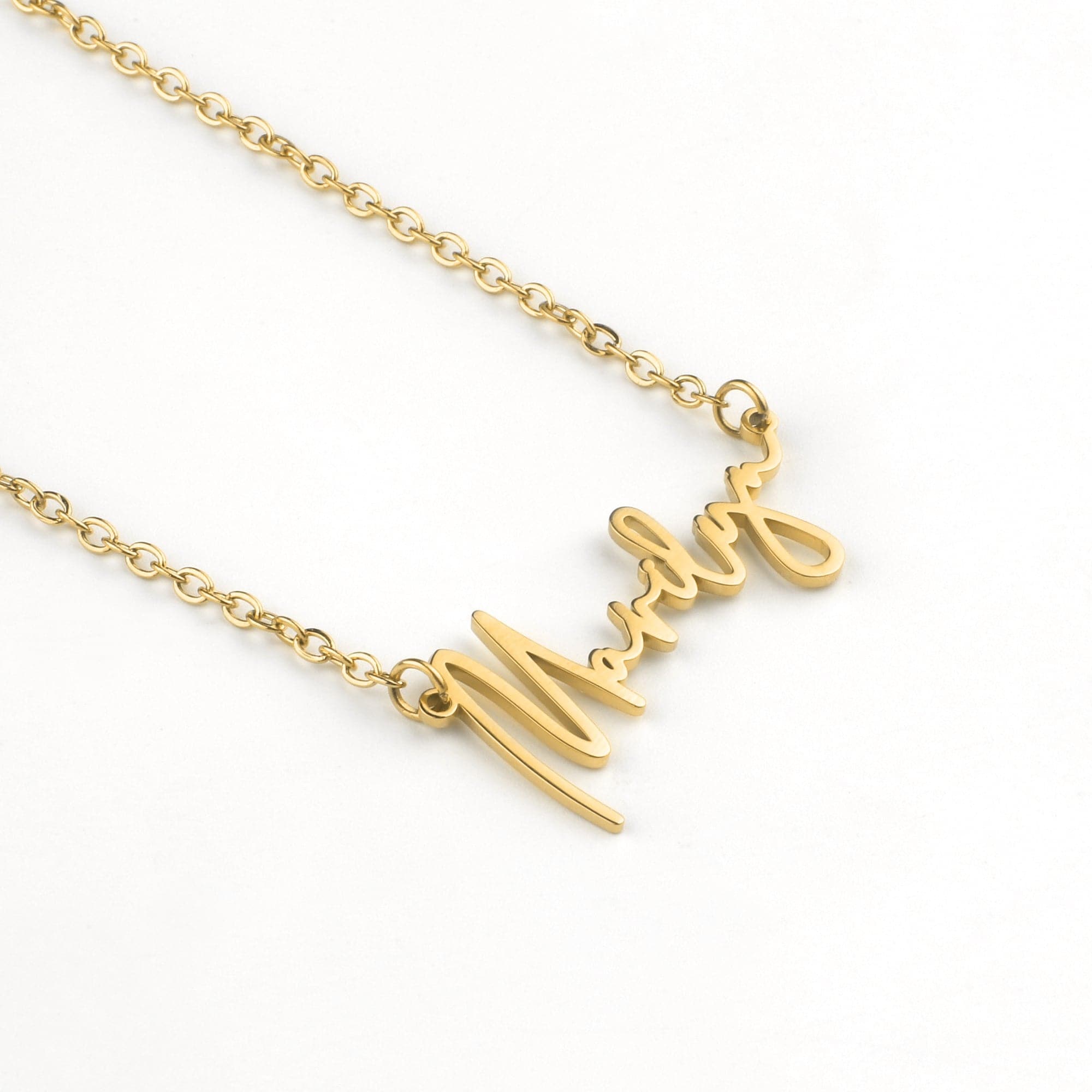 Monroe Name Necklace